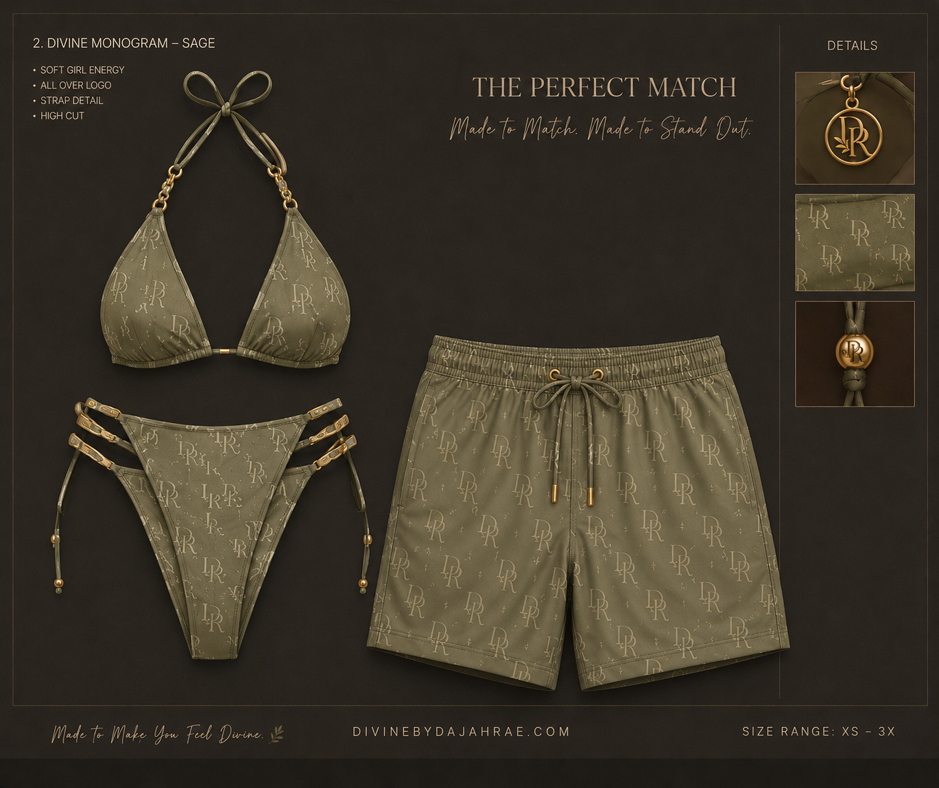 Women’s Sage Swim Set