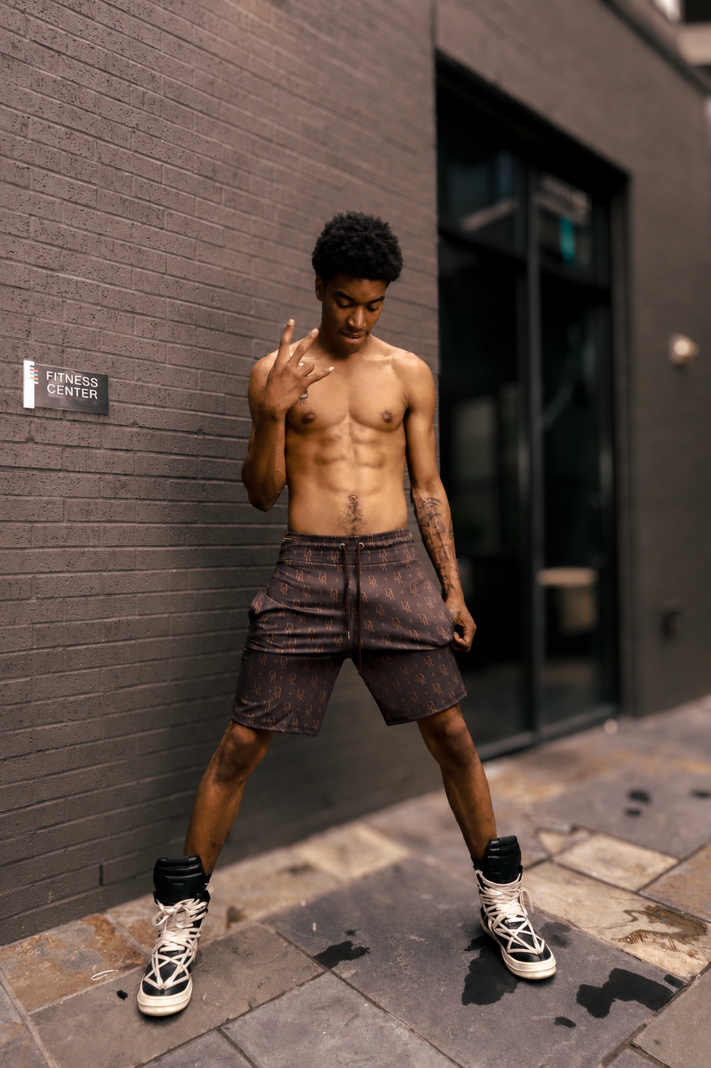 Men’s Mocha Swim Trunks