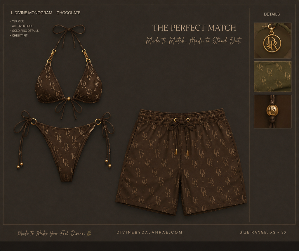 Men’s Mocha Swim Trunks